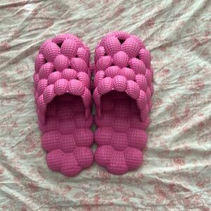Pink Bubble Slide Sandals